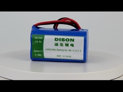 NMC Cylindrical Lithium ion battery 10.8V 2.6Ah 2C Discharge Rate Battery Pack for LED Emergency Lig